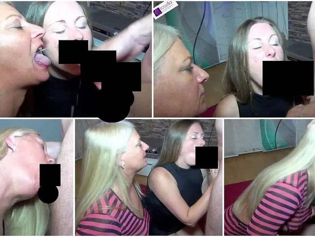 User-Deepthroat und Sperma für Anna und Rosella!