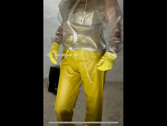 Meine Waders in Regenhose und Regenjacke auf Hochglanz gebracht