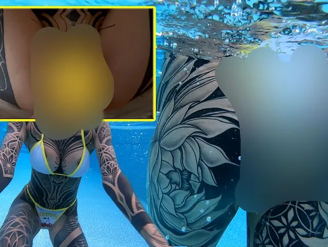 Frech im Puplic Pool :) Urlaubs Flirt ! (Unter Wasser gefilmt)