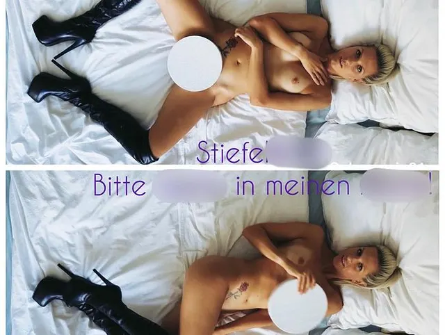 StiefelBitch! Bitte spritz in meinen Arsch!