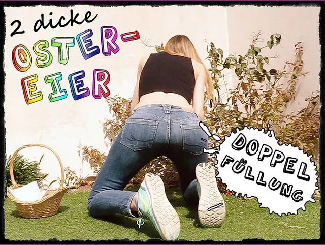 Doppel-Spritzer! 2 Dicke Eier zu Ostern!