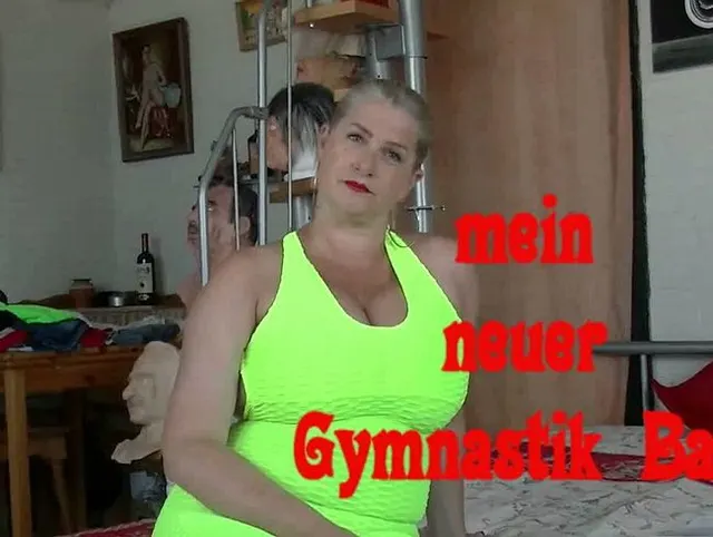 mein neuer Gynmastik Ball