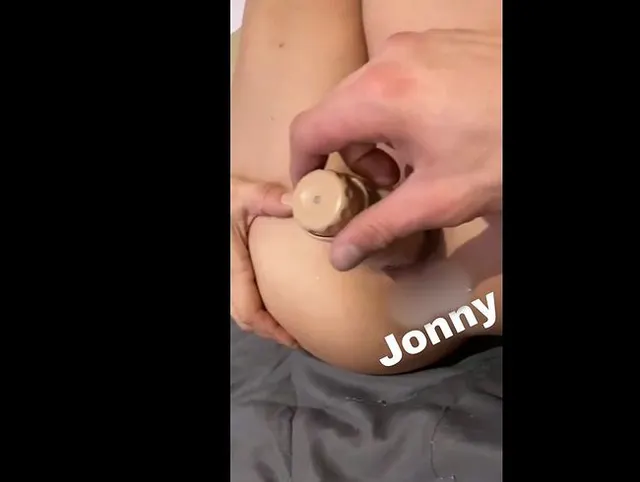 Harter Fick mit nen lebensechten 22 cm langen dicken Dildo!