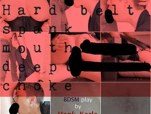 BDSM Aktion: riemen prügel, Mouthfuck & tiefer Oralsex Drossel