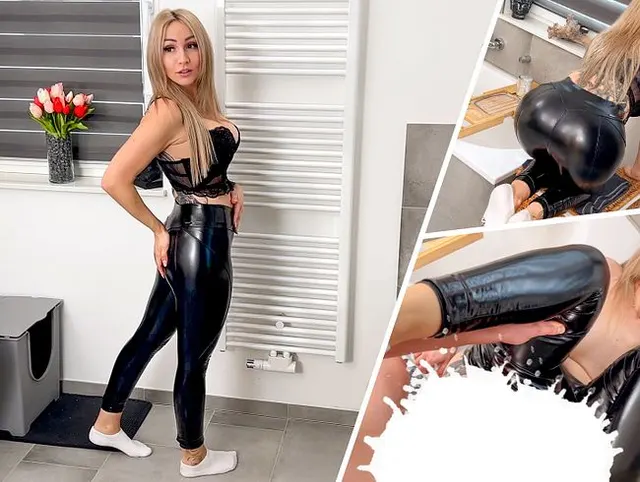 BOOTY CUMSHOT - In Leggings gefickt und auf den Arsch gespritzt!