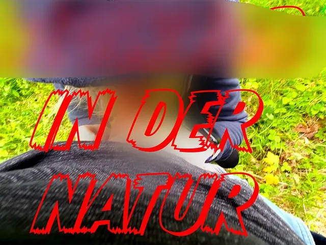 Blowjob im Freien mit schlucken