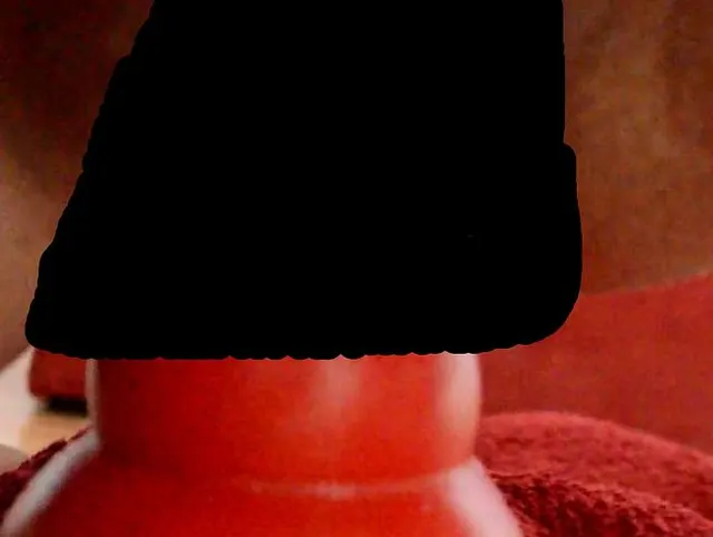 der große Dildo mit der schmalen Spitze