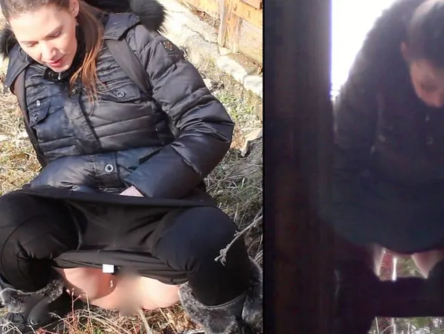 Doppelpiss am Lost Place