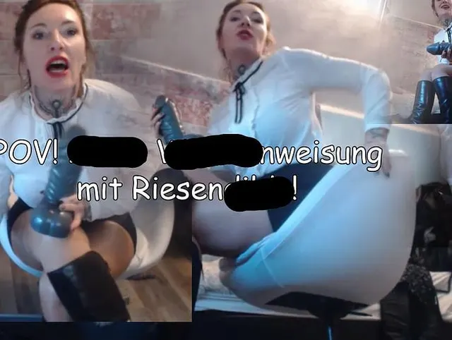 POV! Anale Wichsanweisung mit Riesendildo | by Lady_Demona
