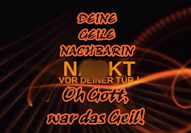 Deine geile Nachbarin auf der Treppe