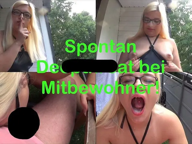 Spontan Deepthroat bei WG Mitbewohner!
