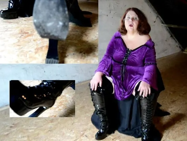Anweisung: Leck meine Overknees!