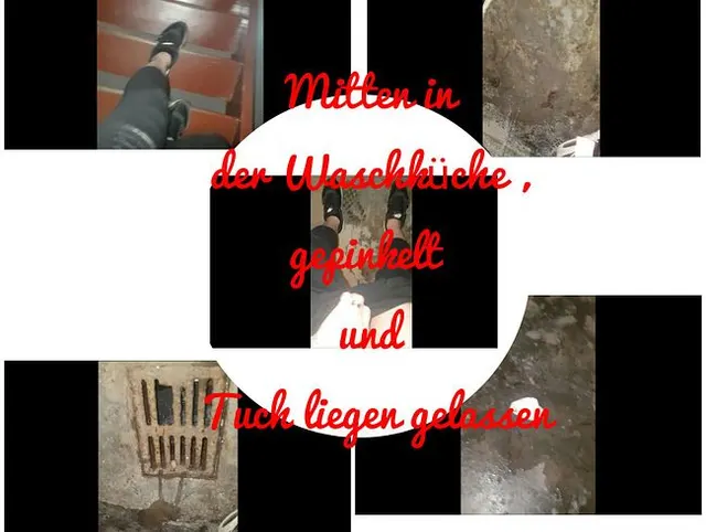 Mitten in der Waschküche...