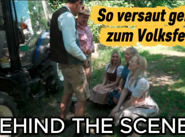 BEHIND THE SCENES – Hinter den Kulissen beim Dirndeldreh