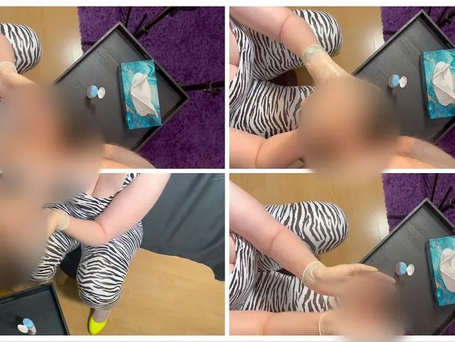 Latex Handschuh Fotze