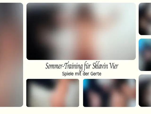 Sommer-Training für Sklavin Vier - Spiele mit der Gerte