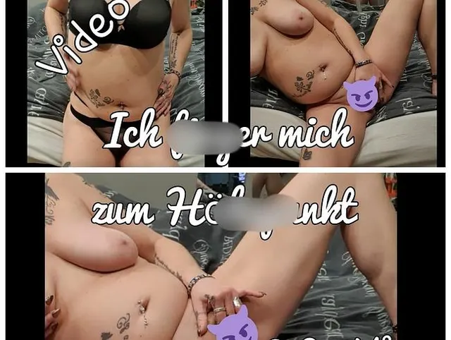 Ich finger mich zum Höhepunkt