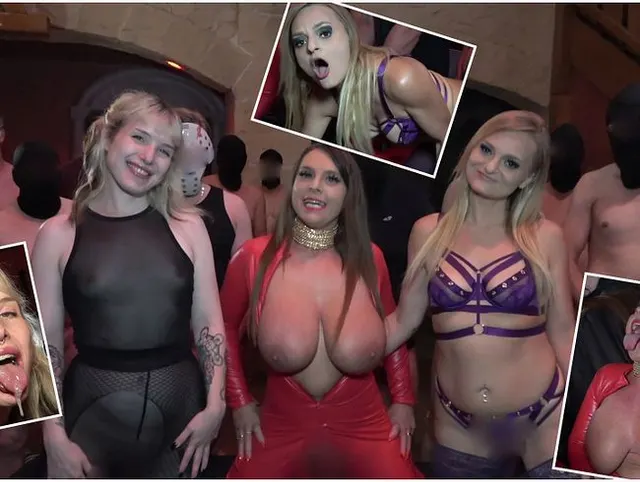 Mega Krasse AO Sperma Orgie mit 3 Top Girls