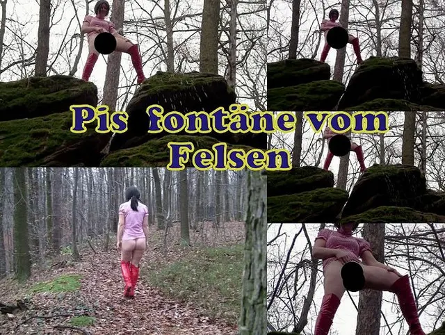 Pissfontaene vom Felsen