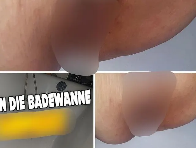 Pissen in meine Badewanne
