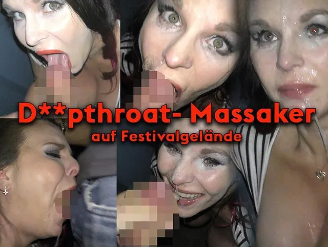DEEPTHROAT-MASSAKER auf Festivalgelände