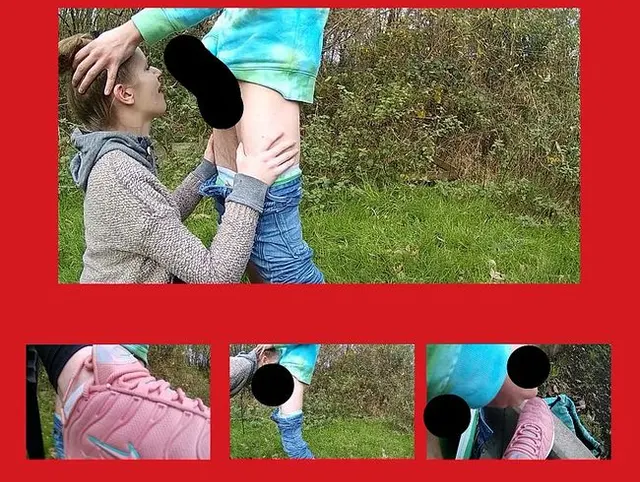 OUTDOOR BLOWJOB + AIR MAX BESAMUNG !