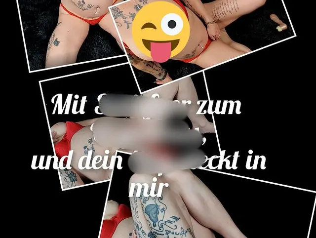 Mit Satisfyer zum Orgasmus und dein Slip steckt in mir