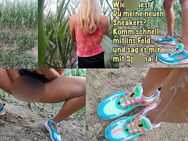 Spritz alles was Du hast auf meine neuen Sneakers