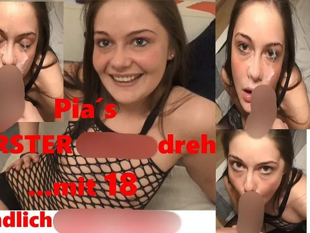 Pia´s ERSTER Pornodreh mit 18-Endlich geile Sahne!!!