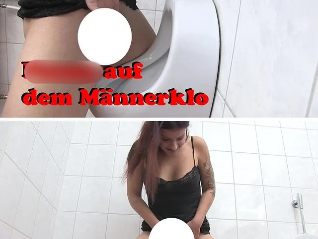 Pissen auf dem Männerklo