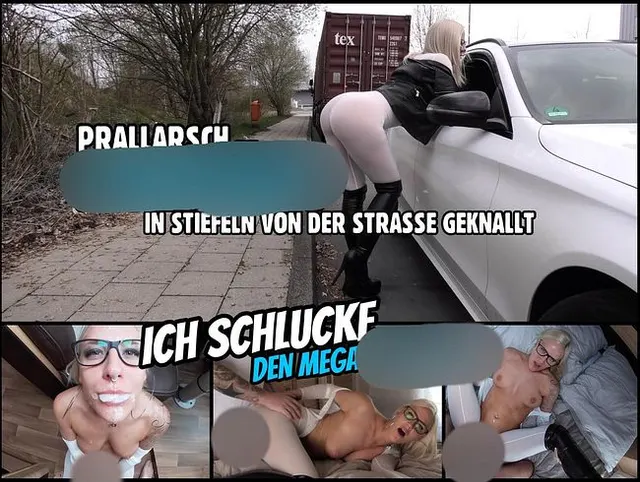 Stiefel FICKSTÜCK von der Straße geknallt | Ich SCHLUCKE den Mega Cumshot