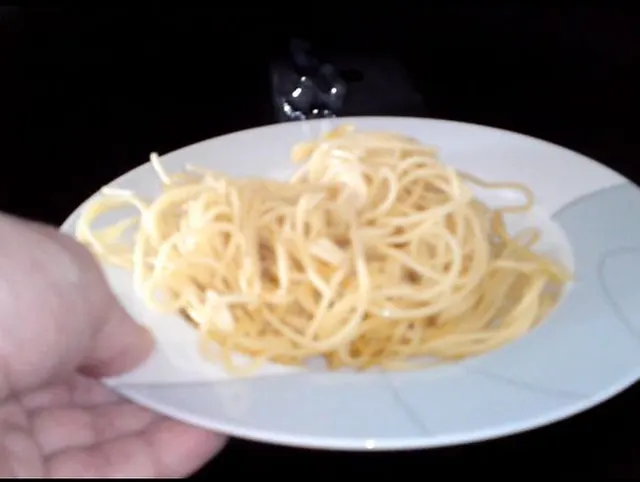 Spaghetti mit Sahne Sauce