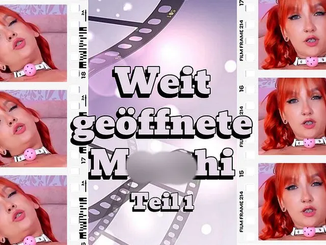 Weit geöffnete Muschi, Teil 1