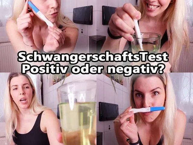SCHWANGERSCHAFTStest Positiv oder negativ?