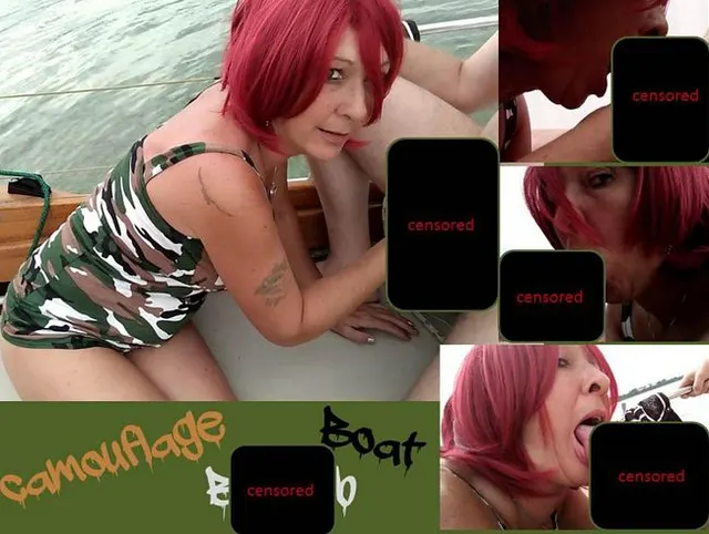Camouflage Boat Blowjob