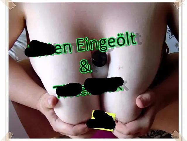 Titten geölt & Tittenfick - Breasts oiled & Fuck