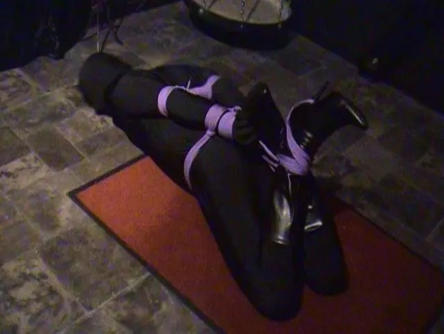 Lycra-Maus fesselt