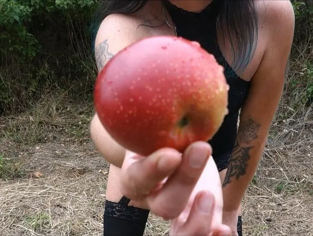 Mit Pisse deinen Apfel gereinigt