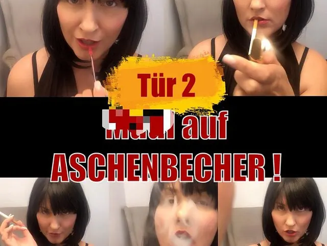 Tür 2 - Maul auf Aschenbecher