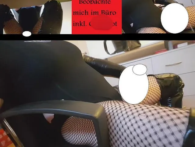 Beobachte mich im Büro inkl. Cumshot