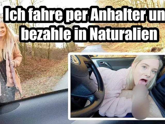 Ich fahre per Anhalter und bezahle in Naturalien