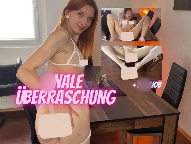 ANALE Überraschung für dich + kleiner Footjob!
