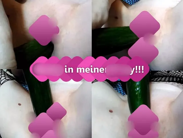 Gurke in meiner Pussy!!!