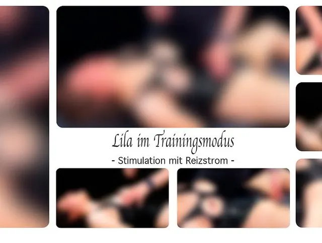 Lila im Trainingsmodus - Stimulation mit Reizstrom