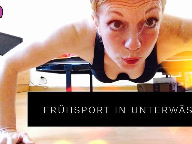 Intimate Moments: Frühsport in Unterwäsche