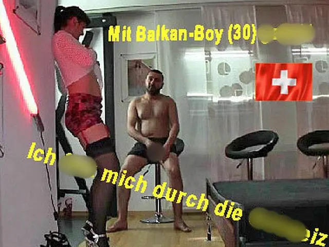 Balkan-Boy-Aufriss, jetzt ficke ich mich mal durch die Schweiz