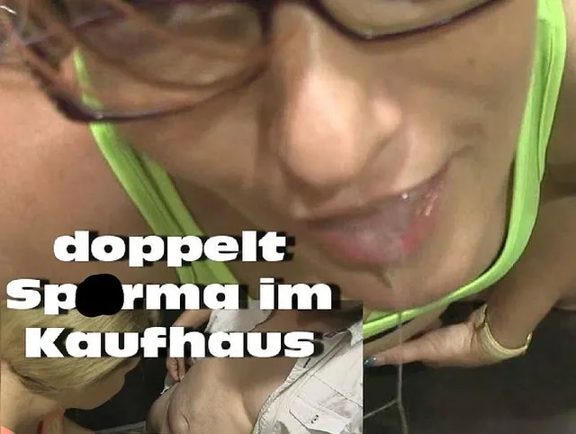 2x spritzen im Kaufhaus