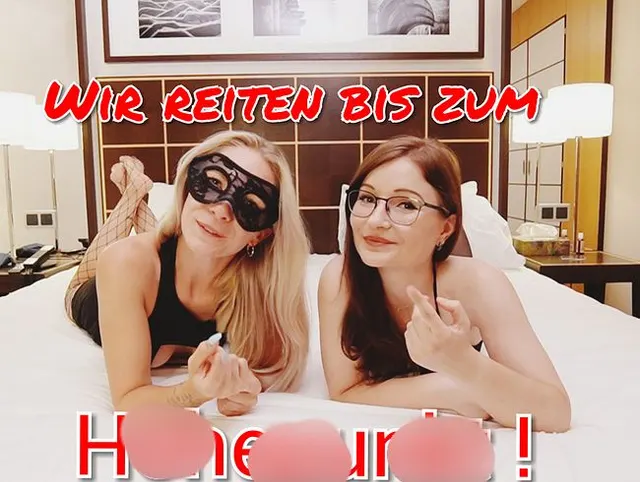 Nur zwei Sitzplätze! Wir reiten bis bis zum Höhepunkt!!