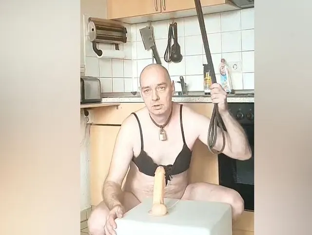Selbstfuck hängend
