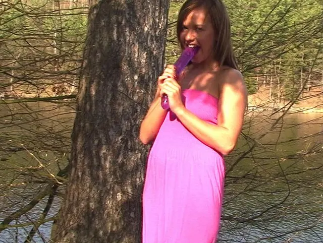 Ich im Kleid und hoch das Teil